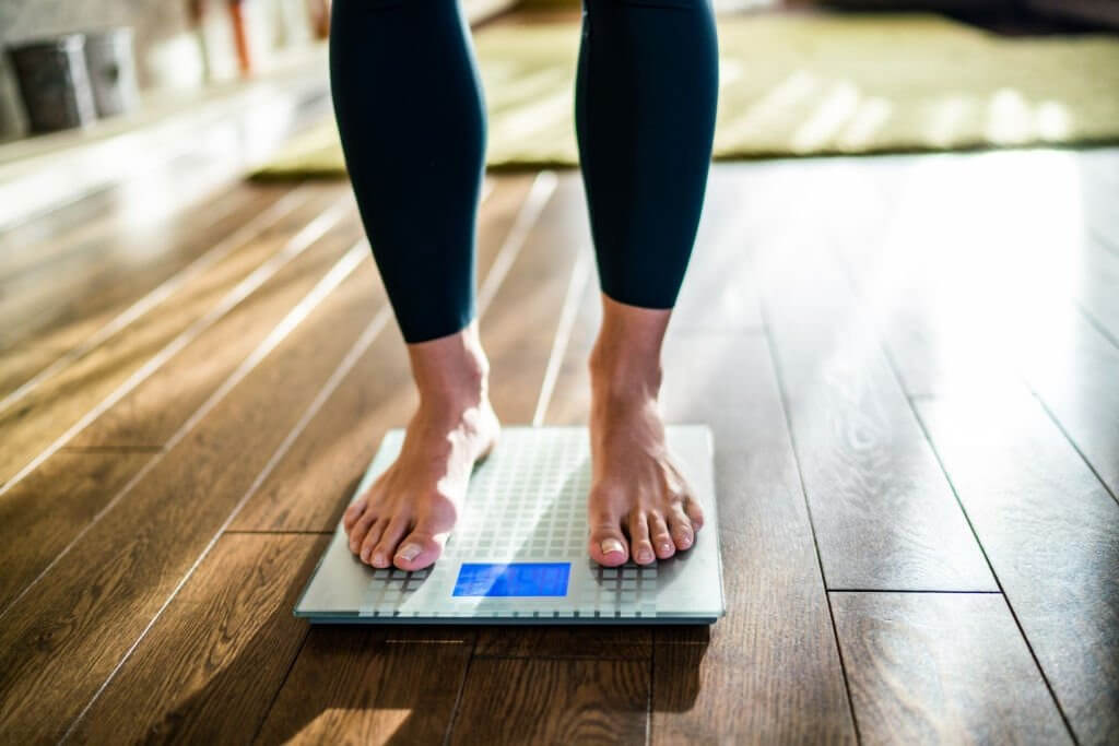 Scale to track weight loss progress